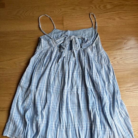 American Eagle Plaid Tie Back Mini Dress - Picture 5 of 6